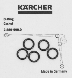 Karcher O-ringset (5) | Kaart | 2.880-990.0
