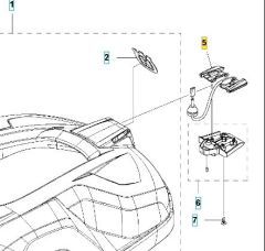 Automower|  Kabel Compleet Kap voorkant | P15/P20 | 5311447-01